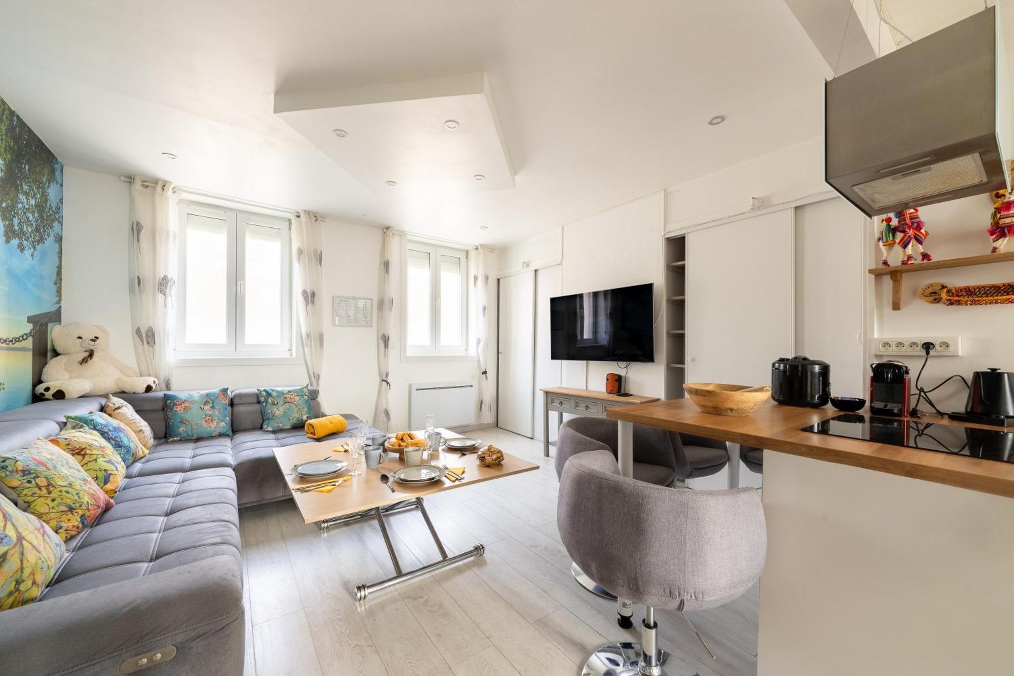 Casa Inca Calais - Duplex Soleil Latino - Parking Free, Station 아파트 외부 사진