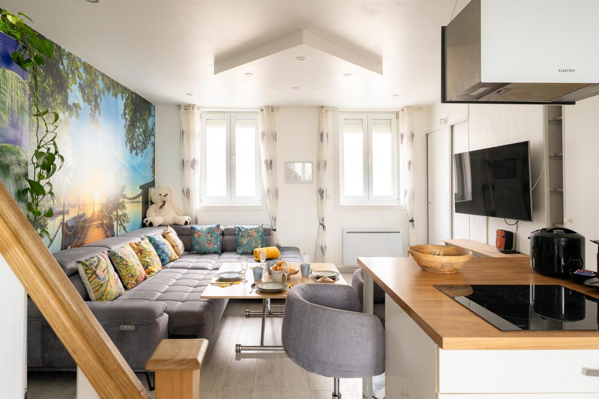 Casa Inca Calais - Duplex Soleil Latino - Parking Free, Station 아파트 외부 사진